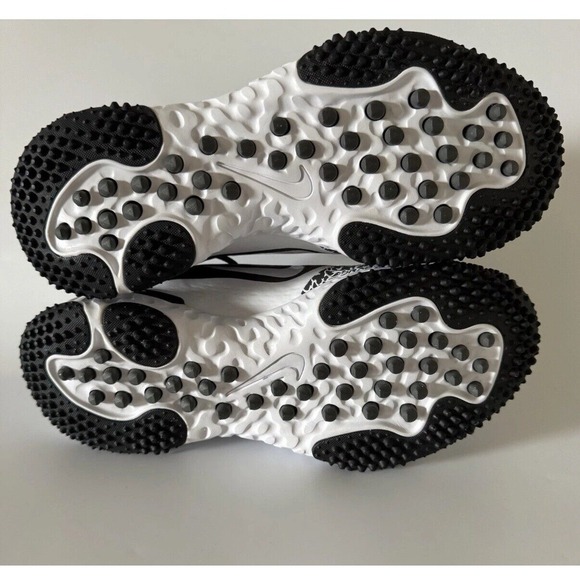 Nike Alpha Huarache Elite 4 Turf Women's Sz 7 White Grey Softball FD2746-001 NEW - Picture 3 of 5